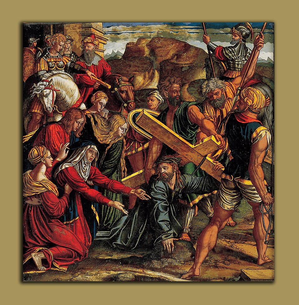 康宁玻璃博物馆怎么玩?亲子体验、取件与瀑布路线攻略|Christ Falls on the Road to Calvary - Google Art Project