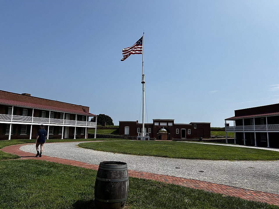 巴尔的摩麦克亨利堡怎么参观？历史园区与家庭交通｜Fort McHenry Interior