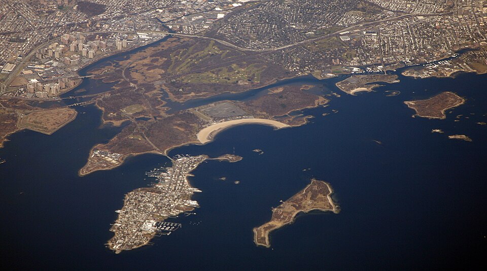 纽约Pelham Bay公园怎么玩？海边与父母体力取舍｜Pelham Bay Park aerial view