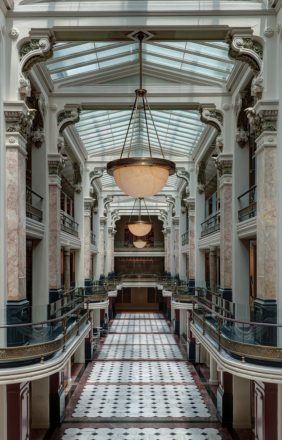 华盛顿美国艺术博物馆怎么逛？主馆与家庭路线｜Smithsonian American Art Museum - Third floor mezzanine - 2012-07-08