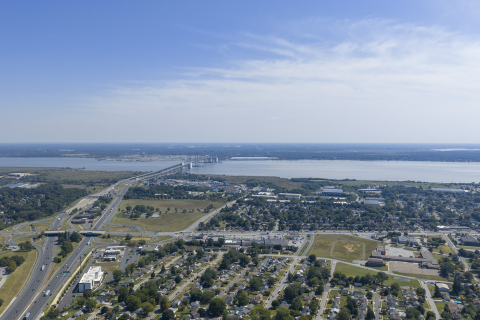 纽约到华盛顿DC沿途可以停靠哪些景点？｜Delaware Memorial Bridge & Delaware River, September 14th 2025