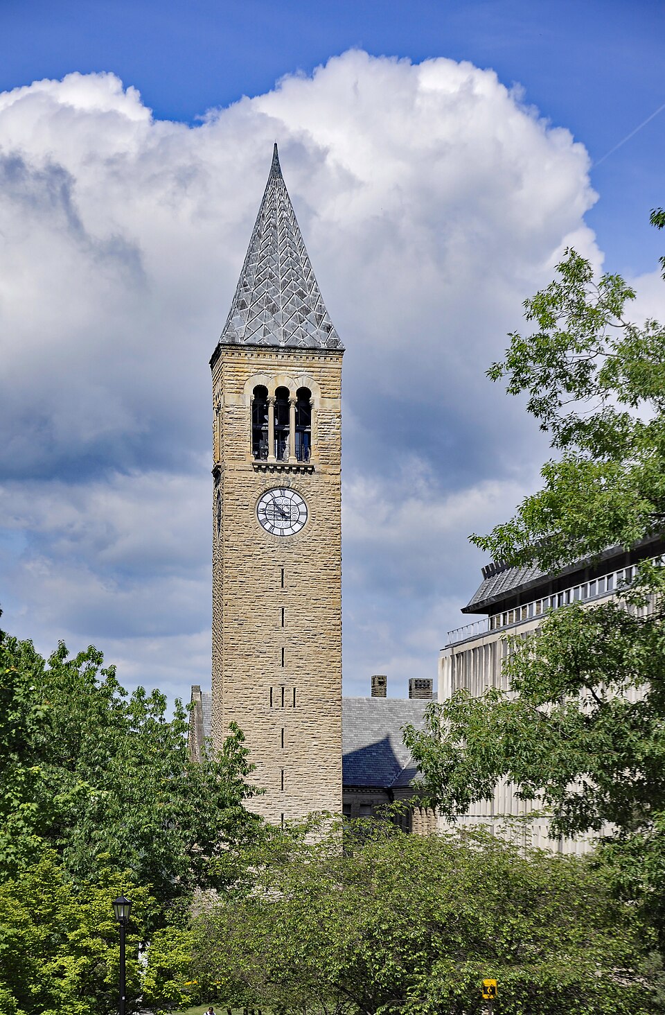 纽约到康奈尔大学包车：Ithaca接送指南｜Cornell University - McGraw Tower (Uris Library)