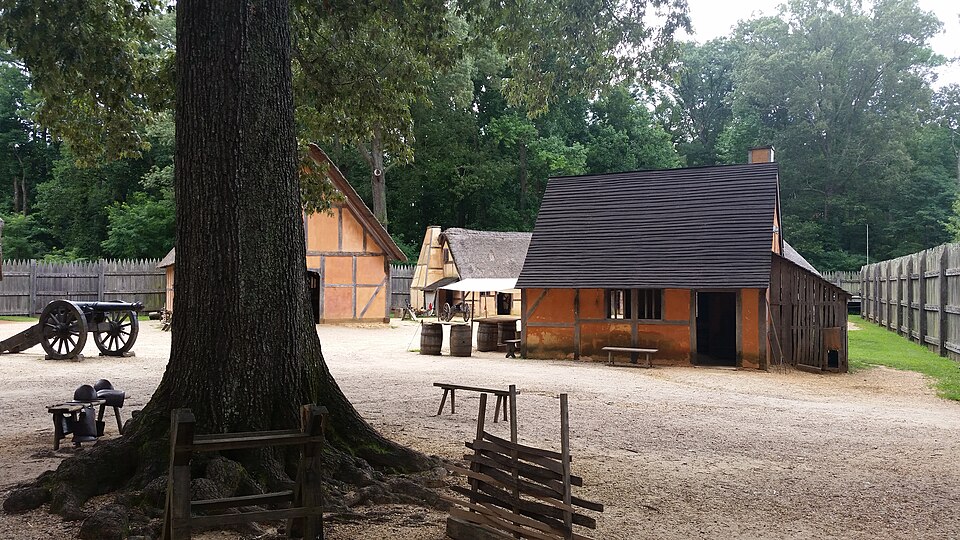 Jamestown Settlement怎么参观？展馆与户外亲子｜Jamestown Settlement fort interior