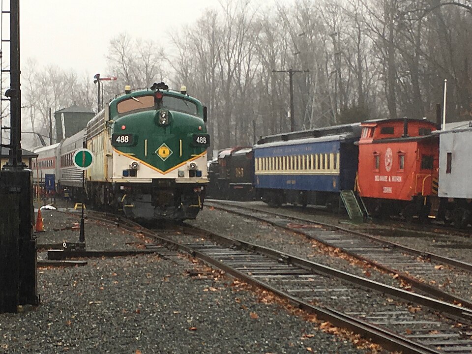 新泽西Whippany铁路博物馆怎么去？展览与乘车分开｜Whippany Railway Museum Dec 2018