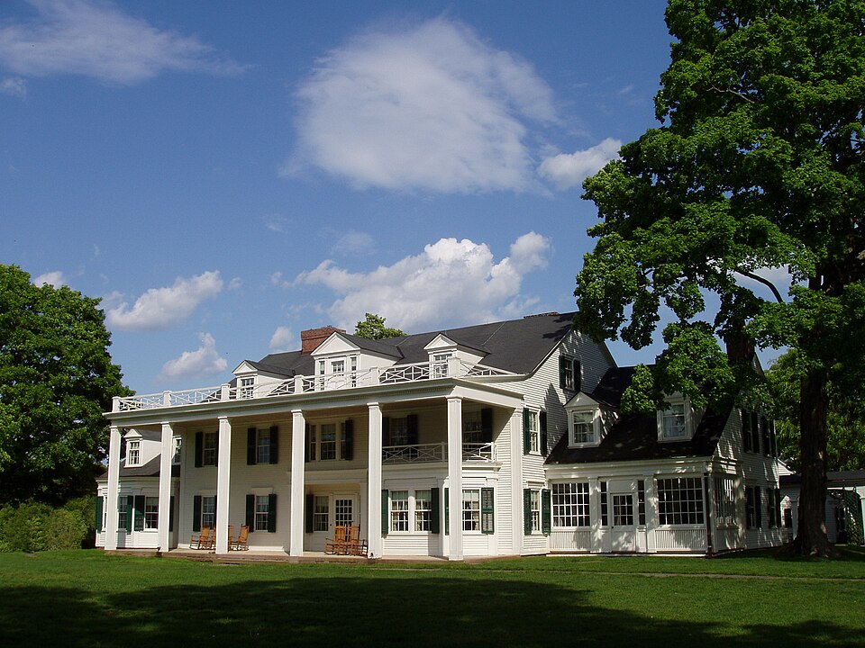 康州Hill-Stead博物館怎麼參觀？住宅導覽與父母｜Hill-Stead Museum (Farmington, CT) - west facade