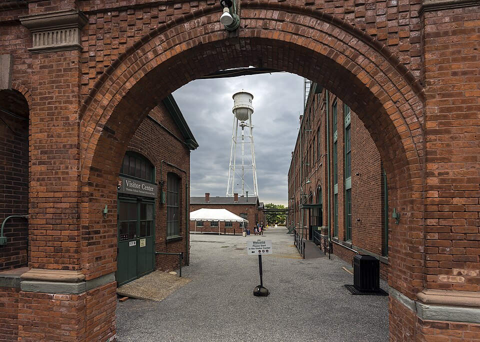 愛迪生國家歷史公園怎麼參觀？實驗室與住宅取捨｜Thomas Edison NHP entrance NJ1