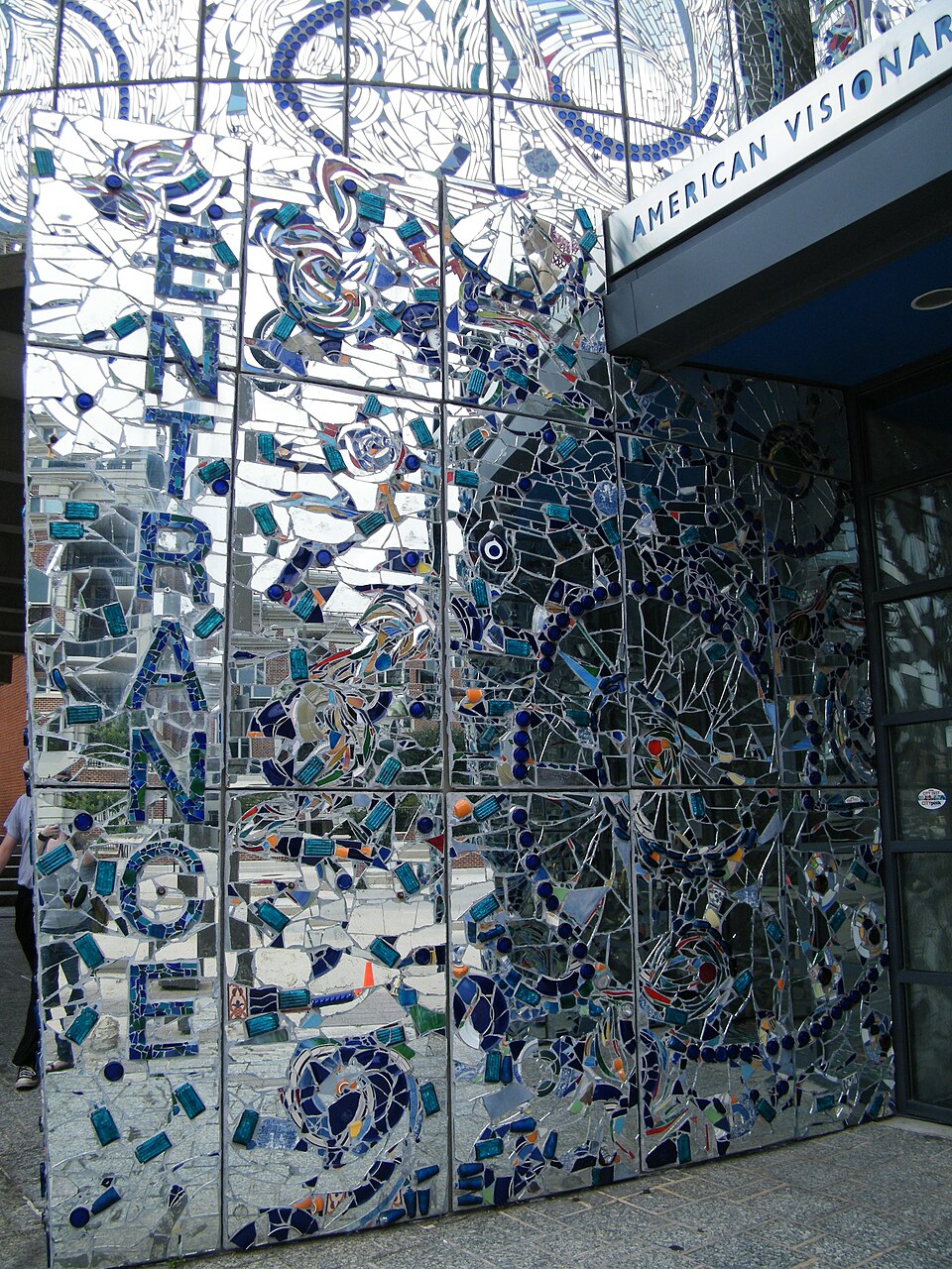 巴尔的摩视觉艺术博物馆值得去吗？非科班艺术与家庭｜Entrance at the American Visionary Art Museum - Stierch