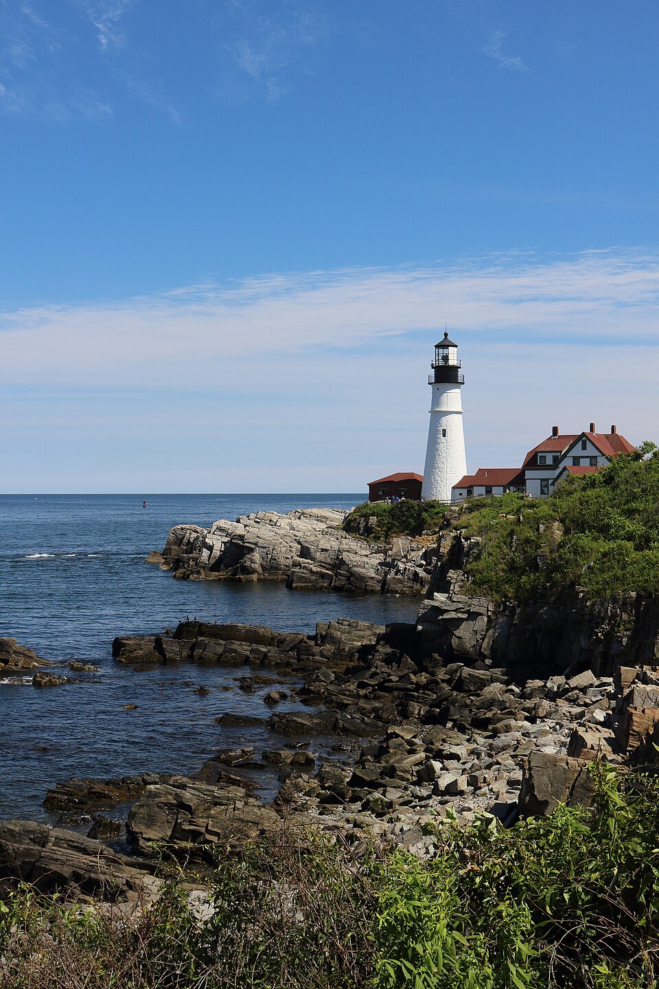 波特蘭燈塔怎麼看？Fort Williams公園與家庭短停｜Portland Head Light July 2019