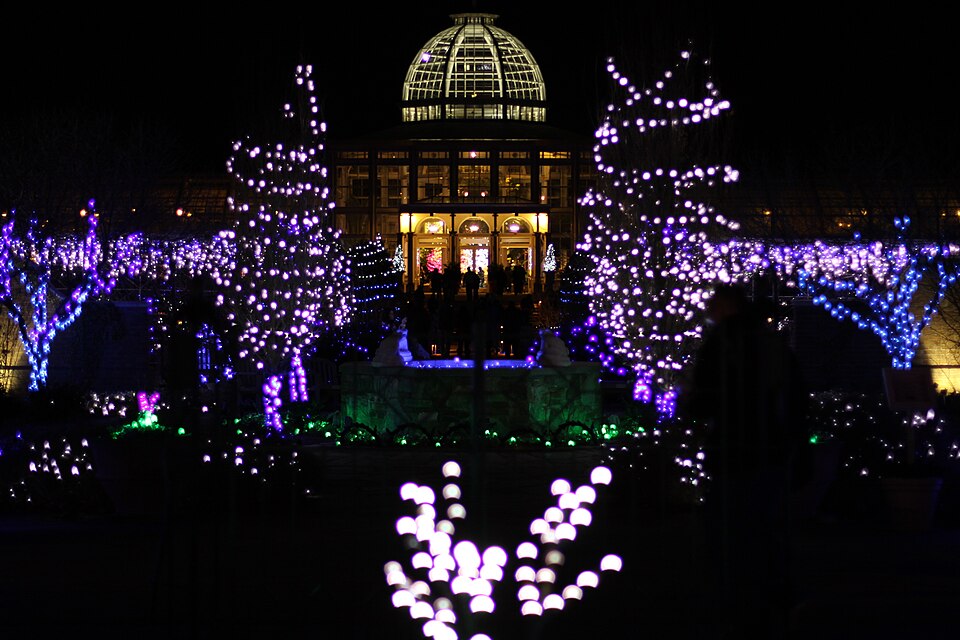 弗吉尼亞劉易斯金特植物園怎麼去？里士滿花園與家庭散步｜2011 Lewis Ginter Botanical Garden Dominion Gardenfest of Lights (6605092315)